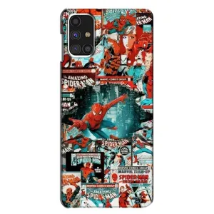 Чехол Супергерой Человека Паука на Samsung Galaxy M31s (Комиксы Человек Паук)