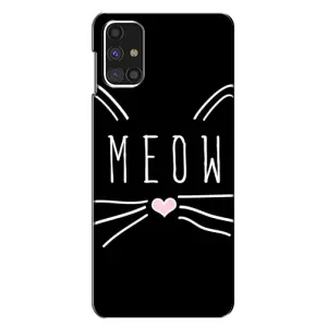 Бампер з зображенням Котиків для Самсунг Галаксі М31с (КОТИК MEOW)