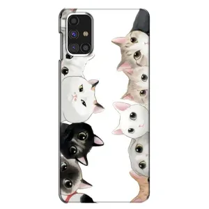 Силіконовий чохол з котиком для Samsung Galaxy M31s (Коти)