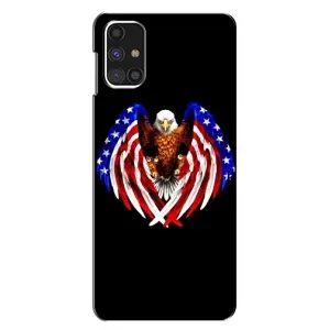 Чохол Прапор USA для Samsung Galaxy M31s (Крила США)