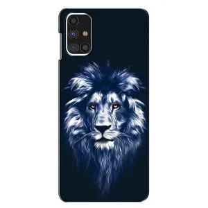 Чохол з картинкою на Samsung Galaxy M31s (Лев – синій)