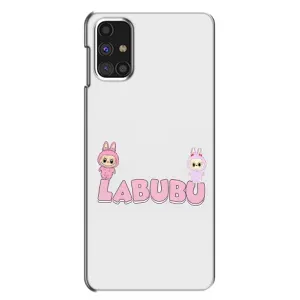 Чехол с принтом Лабубу для Samsung Galaxy M31s (Логотип Лабубу)