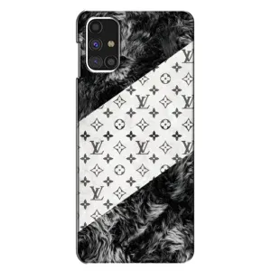 Чехол Стиль Louis Vuitton на Samsung Galaxy M31s (LV на белом)
