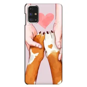 Чохол (ТПУ) Милі песики для Samsung Galaxy M31s (Любов до собак)