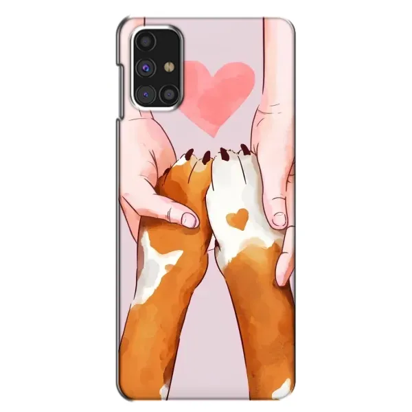 Чехол с рисунком «Любовь к собакам» для Samsung Galaxy M31s Чехол с рисунком «Любовь к собакам» для Samsung Galaxy M31s