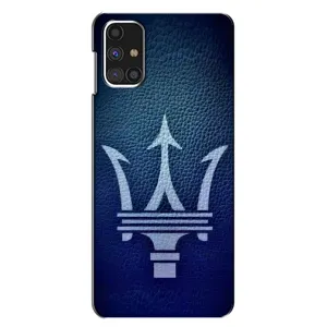 Чохли з тематикою "Круті машини" на Samsung Galaxy M31s (Лого Maserati)