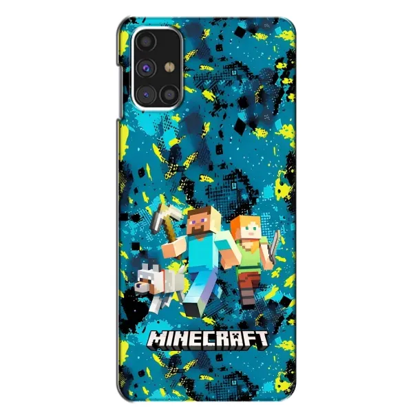 Чехол с рисунком «Майнкрафт» для Samsung Galaxy M31s Чехол с рисунком «Майнкрафт» для Samsung Galaxy M31s