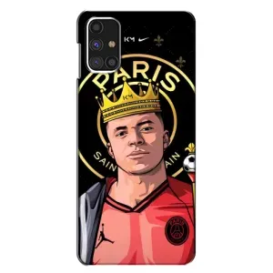 Чехол (TPU) с Футболистом на Samsung Galaxy M31s (Mbappe King)