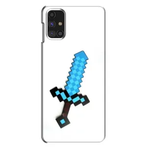 Чехлы для Samsung Galaxy M31s (Персонажи Майн Крафт) (Меч)