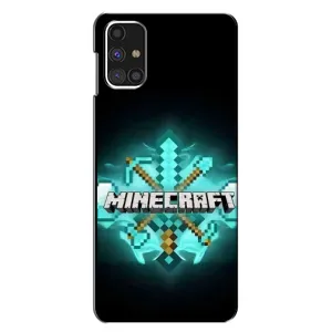 Чехол майнкрафт для Samsung Galaxy M31s (MineCraft 2)