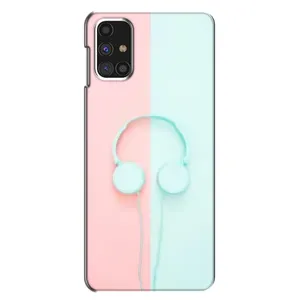 Девчачий Чехол для Samsung Galaxy M31s (Наушники)