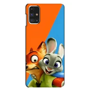 Чехлы ЗВЕРОПОЛИС для Samsung Galaxy M31s (Ник и Хопс)