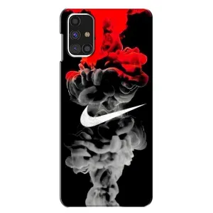 Силиконовый Чехол на Samsung Galaxy M31s с картинкой Nike (Nike дым)