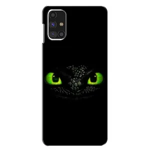 Чехол дракон Беззубик для Samsung Galaxy M31s (Глаза Беззубика)