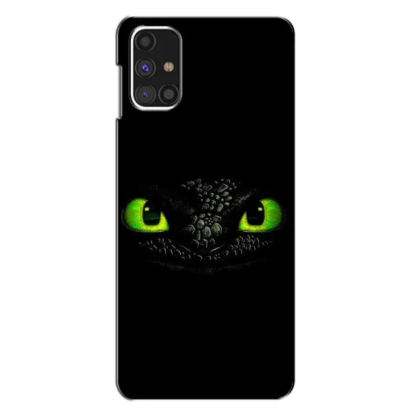 Чехол с рисунком «Глаза Беззубика» для Samsung Galaxy M31s Чехол с рисунком «Глаза Беззубика» для Samsung Galaxy M31s