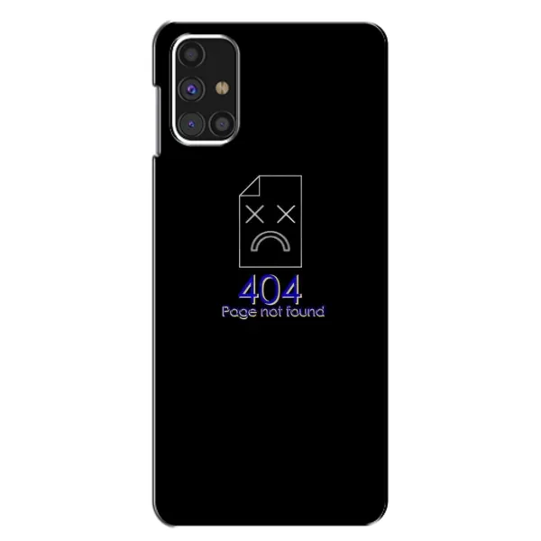 Чехол с рисунком «Ошибка 404» для Samsung Galaxy M31s Чехол с рисунком «Ошибка 404» для Samsung Galaxy M31s