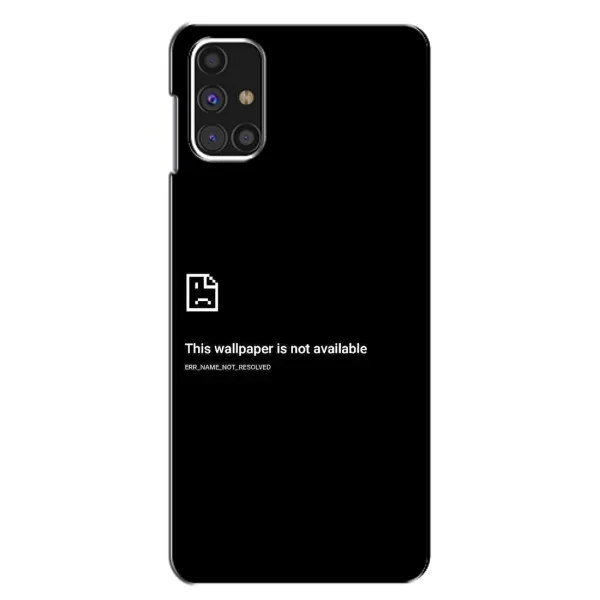 Чехол с рисунком «Ошибка» для Samsung Galaxy M31s Чехол с рисунком «Ошибка» для Samsung Galaxy M31s