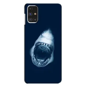 Силіконовий бампер з картинкою звірів для Samsung Galaxy M31s (Пащу Акули)