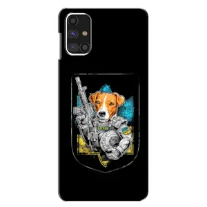 Чехол с принтом для Samsung Galaxy M31s (Патрон Воин)