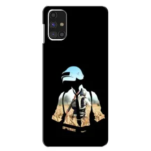 Силиконовый чехол с картинкой "Герой Pubg" на Samsung Galaxy M31s (Пубг мен)