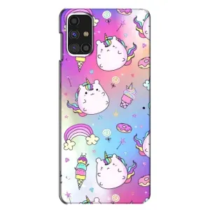 Чехол Unicorn на Samsung Galaxy M31s (Радуга и Единорог)