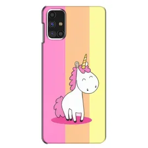 Чехол Unicorn на Samsung Galaxy M31s (Радужный Единорог)