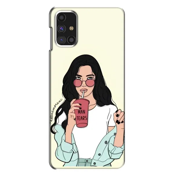 Чехол с рисунком «С напитком» для Samsung Galaxy M31s