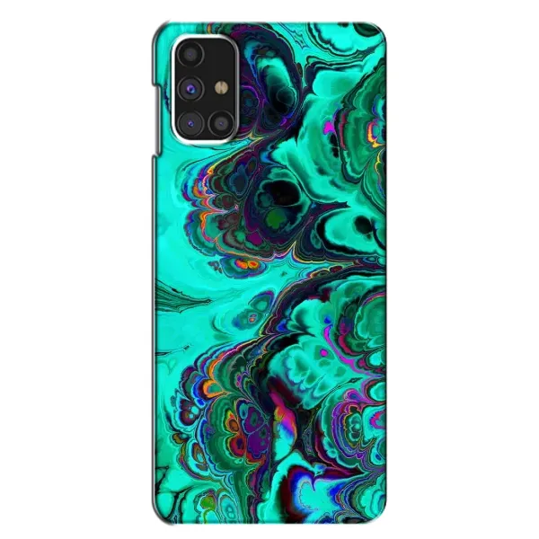 Чехол с рисунком «Салатный мрамор» для Samsung Galaxy M31s Чехол с рисунком «Салатный мрамор» для Samsung Galaxy M31s