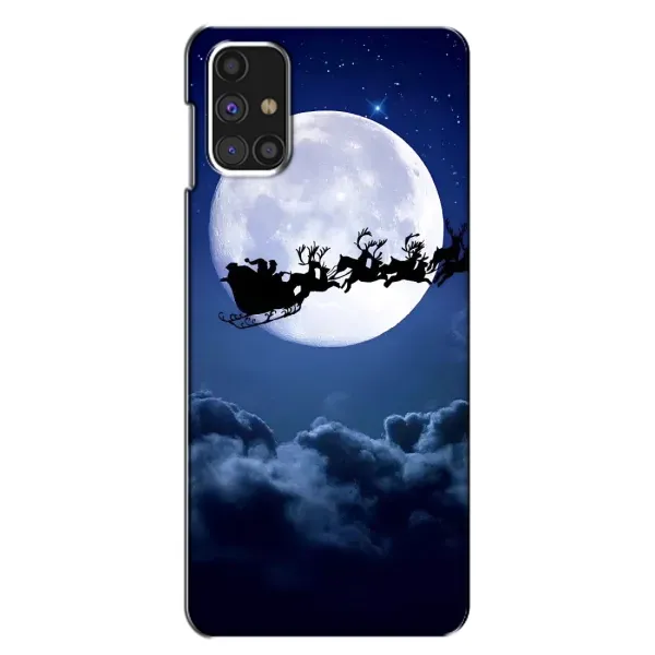 Чехол с рисунком «Санта - луна» для Samsung Galaxy M31s