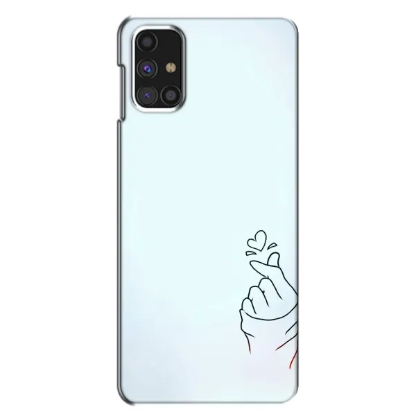 Чехол с рисунком «Сердце на голубом» для Samsung Galaxy M31s Чехол с рисунком «Сердце на голубом» для Samsung Galaxy M31s