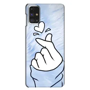 Чехлы (Знак сердечка) на Samsung Galaxy M31s (Сердечка знак)