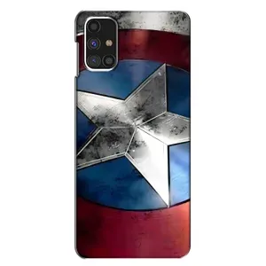 Чехол с Щитом Капитана Америки на Samsung Galaxy M31s (Щит Капитана Америки)