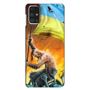 Чехол с картинкой (Патриотический КОЗАК) на Samsung Galaxy M31s (Сильный Козак)