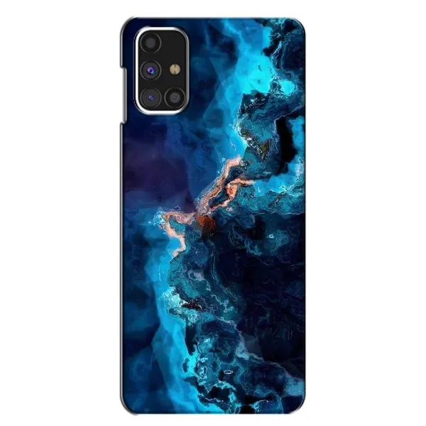 Чехол с рисунком «Синий мрамор» для Samsung Galaxy M31s Чехол с рисунком «Синий мрамор» для Samsung Galaxy M31s