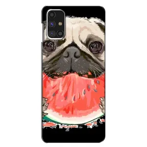 Чохол (ТПУ) Милі песики для Samsung Galaxy M31s (Смішний Мопс)