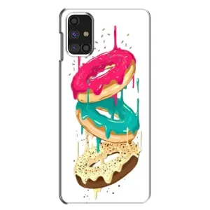 Чехол с изображением вкусной еды для Samsung Galaxy M31s (Сочные пончики)