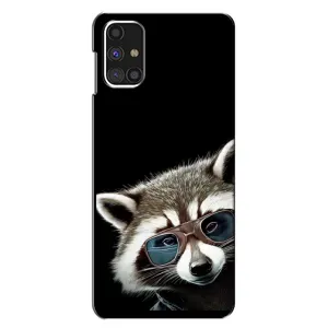 Силіконовий Чохол з Энотами на Samsung Galaxy M31s (Стильний Єнот)