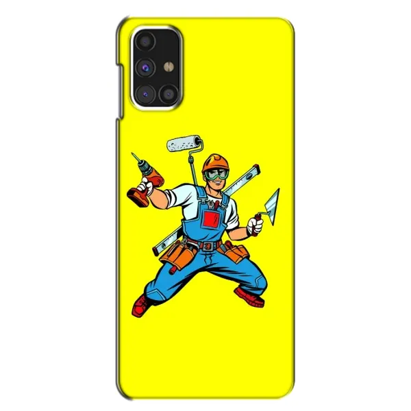 Чехол с рисунком «Строитель» для Samsung Galaxy M31s Чехол с рисунком «Строитель» для Samsung Galaxy M31s