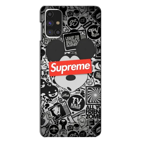 Чехол с рисунком «Supreme Маус» для Samsung Galaxy M31s Чехол с рисунком «Supreme Маус» для Samsung Galaxy M31s