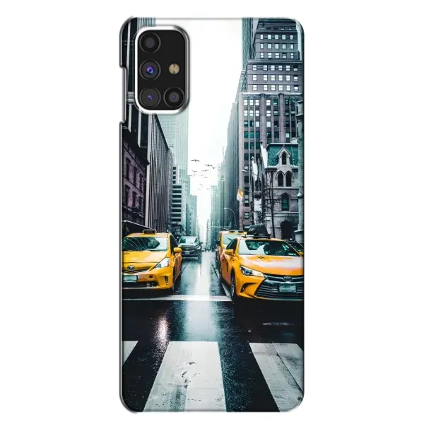Чехол с рисунком «Такси» для Samsung Galaxy M31s Чехол с рисунком «Такси» для Samsung Galaxy M31s