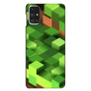 Чехлы для Samsung Galaxy M31s (Персонажи Майн Крафт) (Текстура)