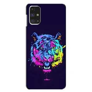 Силіконовий бампер з картинкою звірів для Samsung Galaxy M31s (Тигр-Арт)