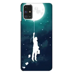 Чехол (ТПУ) с планетами на Samsung Galaxy M31s (To The moon)