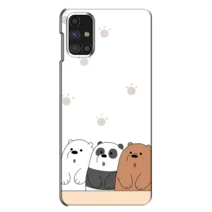 Чохли з зображенням різних тварин на Samsung Galaxy M31s (Здивовані ведмедики)