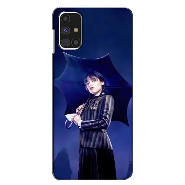 Чехол с рисунком «Уэнсдей с зонтом» для Samsung Galaxy M31s Чехол с рисунком «Уэнсдей с зонтом» для Samsung Galaxy M31s