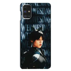 Чехлы с принтом Уэнсдей на Samsung Galaxy M31s (Уэнздей с ушками)