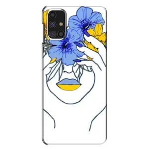 Чохол на Samsung Galaxy M31s (Український дизайн) (Українка на всю голову)