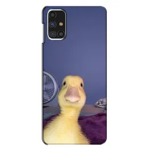 Бампер с принтом Мемы для Samsung Galaxy M31s (Утка)