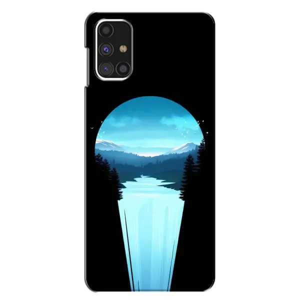 Чехол с рисунком «Синий Водопад» для Samsung Galaxy M31s Чехол с рисунком «Синий Водопад» для Samsung Galaxy M31s