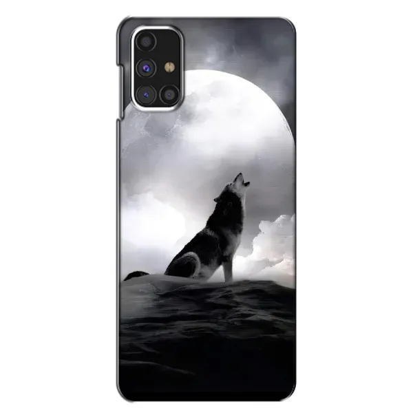 Чехол с рисунком «Волк и луна» для Samsung Galaxy M31s Чехол с рисунком «Волк и луна» для Samsung Galaxy M31s